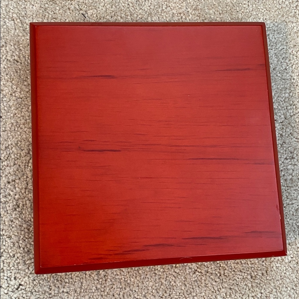 Vintage wooden necklace box